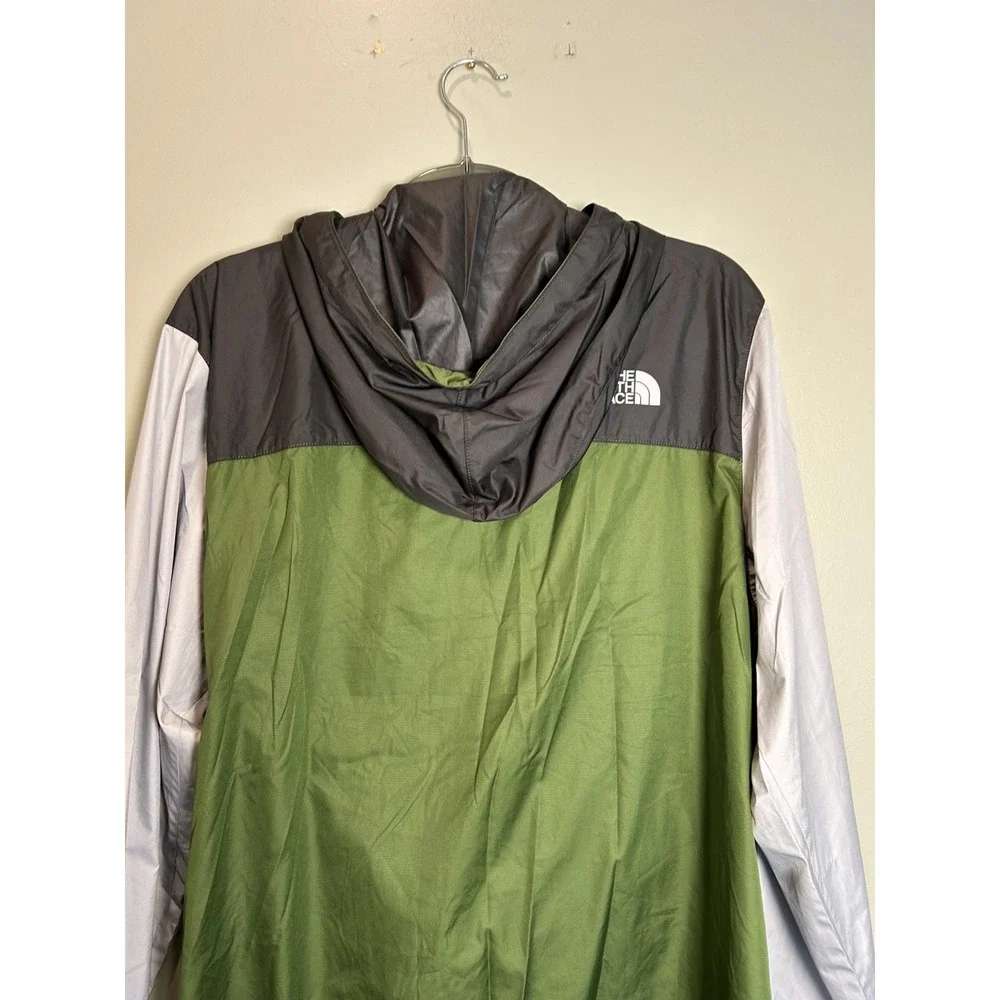 THE NORTH FACE Windwall Jacket Men L Color block Packable Half Zip Hike Trail